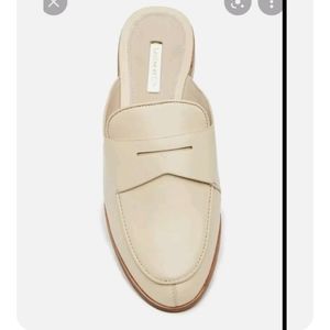 New Louise et Cie Dugan Flat Lofer Mule Sz 8M 38